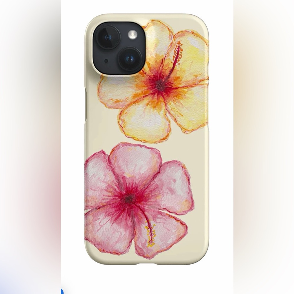 TROPICAL FLOWER PHONE CASE — IPHONE 15